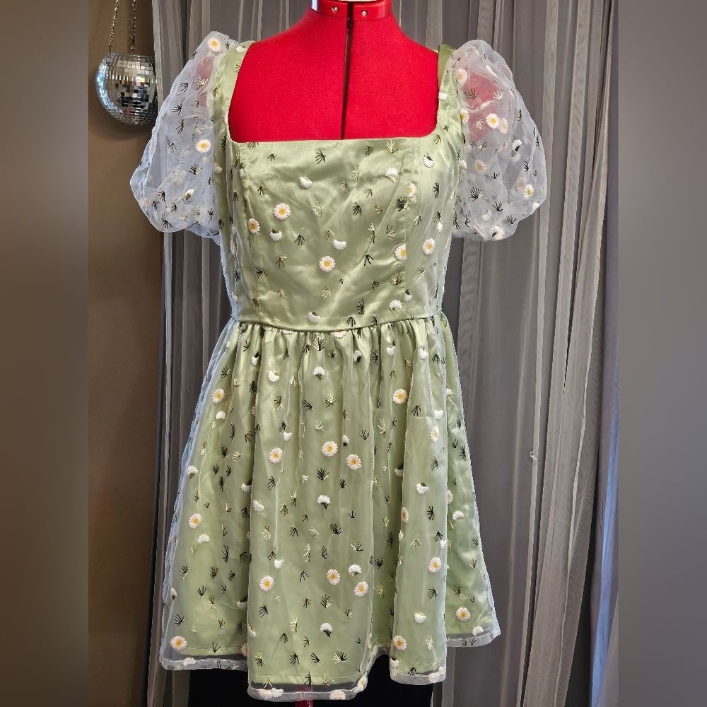 Dolls Kill Sold Out Sugar Thrillz Come Away With Me Daisy Babydoll Dress